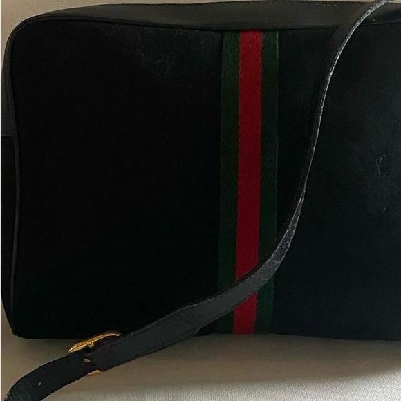 Gucci vintage combo. Crossbody canvas bag and vintage 1973 travel wallet. - Picture 14 of 14